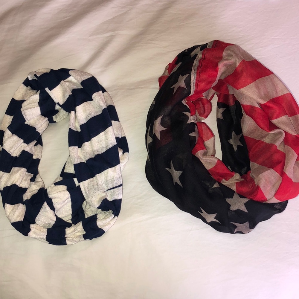 Americana Infinity Scarves 🧣